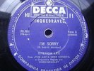 BRENDA LEE I'm Sorry/That's All You Gotta Do  78rpm BRAZIL