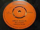 MELLOTONES trojan  7 on REGGAE SKA uncle charlie  45  vg+  VINYL PLAYS NICE  