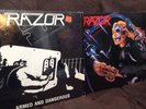Razor -armed and dangerous/ Evil Invaders 2 Lps Vintage