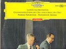 PIERRE FOURNIER/FRIEDRICH GULDA - Beethoven: Cello Sonata 1 & 2 - Plum stereo LP