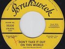 ADAM'S APPLES Don't Take It Out On This World on Brunswick 45 northern soul HEAR