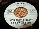 VERY RARE Rockabilly 45 BOBBY CROWN & The Kapers 