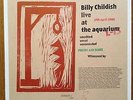 Billy Childish Original Artwork Live Dbl LP 1 of 50
