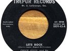CHUCK JOYCE / CHAIN GANG BOYS let's rock RARE ROCKABILLY original trepur 45 HEAR