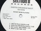 Money Boss Players - Ghetto Chronicle Daily - Section 8 - Rare RANDOM RAP EP