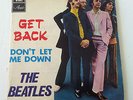 THE BEATLES GET BACK Don't Let Me Down VINYL RECORD SINGLE 7 INCH FROM ISRAEL