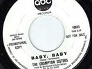 MINT NORTHERN SOUL PROMO 45 Baby Baby/Hey Boy THE CRAMPTON SISTERS ABC 10853