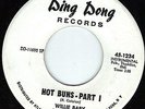 LATIN SOUL FUNK BOOGALOO PROMO 45 Hot Buns Part I, II WILLIE BABY Ding Dong 1234