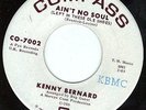 MINT PRIVATE NORTHERN SOUL 45 Aint No Soul/Hey Woman KENNY BERNARD Compass 7002