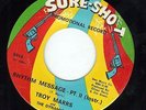 MOD R&B SOUL 45 Rhythm Message Part I II TROY MARRS THE DYNAMICS Sure Shot 5019