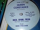 RARE DISCO BOOGIE FUNK 12 HIGH VOLTAGE ROCK SPANK FREAK Queen Constance