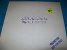 JIMI HENDRIX tmoq BROADCASTS orange vinyl RARE LP