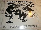 OI POLLOI BETRAYED LP Skins n punks Punk HC OI Records Skinhead 4 Skins