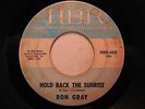 RON GRAY 45 Hold Back The Sunrise/The Shake HBR rare garage rocker