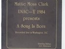 Mattie Moss Clark & UNAC-V 1984 - A Song Is Born LP - DME - Black Gospel VG+