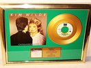 Kim Wilde, Chequered Love, mit Cover, Gold Record, Schallplatte, Award, platin