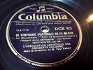 78 RPM x5 PARAY - BEETHOVEN SYMPHONY No.6,+RUNIES, Orch Colonne COLUMBIA UK DCX