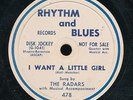 13pc78-R&B vocal Group-Rhythm and Blues-478-The Radars-PROMO- RARE