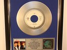 A-HA, Take On Me, Platin Record, platin Schallplatte, Award, goldene