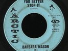 Soul Funk 45   Barbara Mason   You Better Stop It   Arctic   mp3 rare