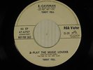 Terry Fell (dj c+w 45 ep) CAVEMAN + PLAY LOUDER / Homer+Jethro Hound Dog + 1 VG+