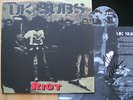 UK SUBS- RIOT LP-PUNK RUTS SKIDS VIBRATORS PISTOLS-CZECH PRESSING-SIGNED INNER