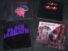 4 Black Sabbath LPs Master of Reality Paranoid Sold Our Souls for Rock+Roll S/T