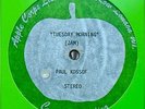 Paul Kossoff/Free – “Tuesday Morning” Apple Records Custom acetate test pressing