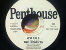 The Regents - Words (Monkees cover) promo 45 on Penthouse - Killer Garage