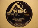 rare BERNARD PEIFFER piano solo ...78 rpm 10