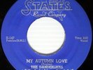 THE DANDERLIERS Doowop 45 My Autumn Love ori STATES records Doo-Wop