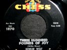 BLUES 45 HOWLIN' WOLF 300 POUNDS OF JOY CHESS 1870 SUPER RARE EX