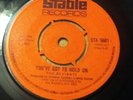 THE DEVIANTS - YOU'VE GOT TO HOLD ON - rare 1968 vinyl 7
