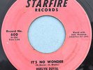HUELYN DUVALL 45 It's No Wonder STARFIRE 600  Killer 1959  Rockabilly
