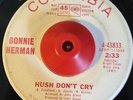 HEAR BONNIE HERMAN Hush Don't Cry COLUMBIA NORTHERN SOUL PROMO 45 Beatles Song