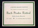 Columbia SL-161 Pablo Casals Prades Festival Orchestra 2ND ED #63 VG++ 10LPS