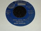 Mickie Champion What Good Am I RARE Northern Soul 45 on Musette LISTEN