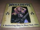MEGADETH     Live in new york 1994    7'   clear vinyl