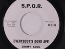 rare Soul R&B 45 JIMMY SOUL everybody's gone ape S.P.Q.R. Listen