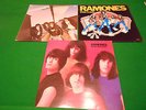 3 RAMONES LPs - LEAVE HOME / ROAD TO RUIN (Yellow Vinyl) / END OF THE CENTURY