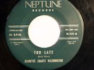 JEANETTE (Baby) WASHINGTON R&B 45rpm Move On b/w Too Late Neptune 121 LISTEN