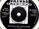 MIRACLES - YOU REALLY GOT A HOLD ON ME/ HAPPY LANDING, UK ORIOLE 1795