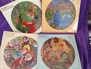 WALT DISNEY PICTURE DISC LP's PINOCCHIO SNOW WHITE CINDERELLA FOX and the HOUND