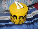 1966 beatles 45 record carrying case yellow