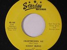 SONNY BURNS & GEORGE JONES: Heartbroken Me / Tell Her 45 rare Country