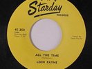 LEON PAYNE: All The Time / One More Chance 45 rare Rockabilly