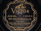 Billy Hays on Scroll Victor V-40103   Exc+