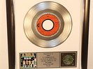 ABBA, S.O.S., Single Platin Record, platin Schallplatte, Award, gold