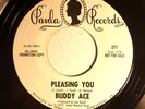 BUDDY ACE Pleasing You / I Wonder PAULA  Northern Soul Funk  45 Promo