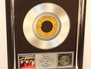 Bee Gees, Tragedy, Platin Record, platin Schallplatte, Award, goldene